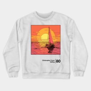 Christopher Cross / Minimalist Graphic Design Artwork Crewneck Sweatshirt